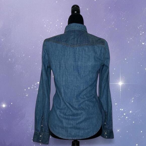 Urban Outfitters BDG Cowboy Long Sleeve Button Up Top - Picture 4 of 4